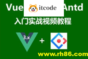 Vue3.x+Ts+Vuex+Antd Ui框架入门进阶视频教程