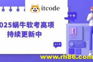 2025蜗牛软考高项 | 更新