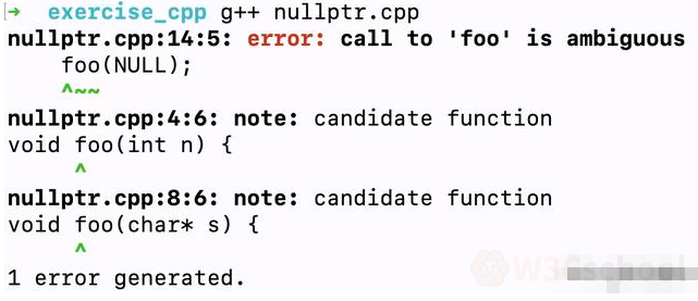 C++空指针可以用nullptr代替NULL
