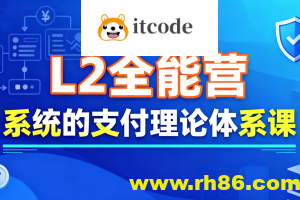 支付学院L2全能营，系统的支付理论体系课