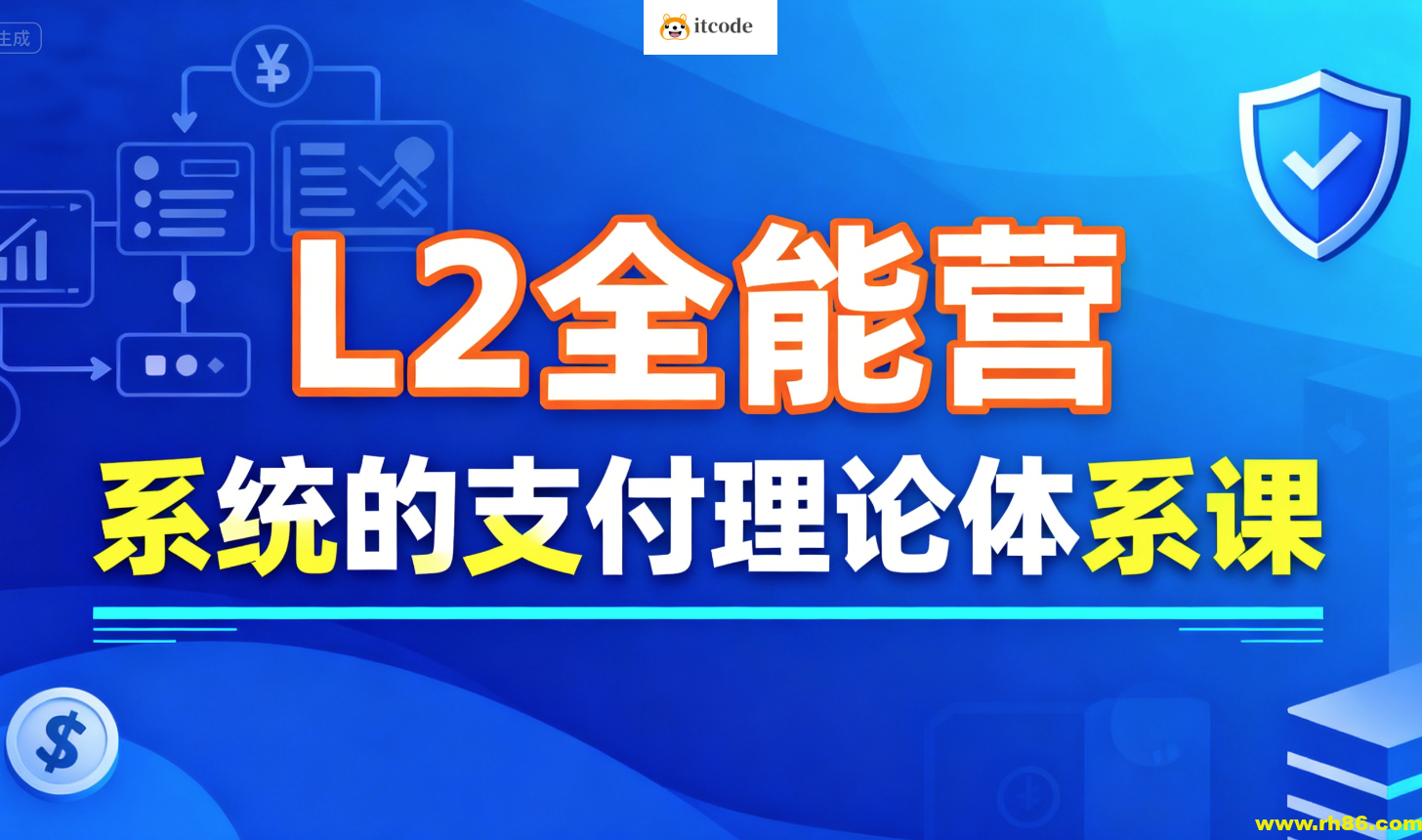 支付学院L2全能营，系统的支付理论体系课