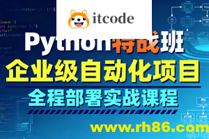 Python特战班-企业级自动化项目全程部署实战课程
