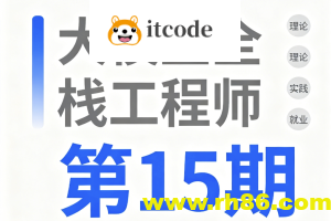 大模型全栈工程师第15期