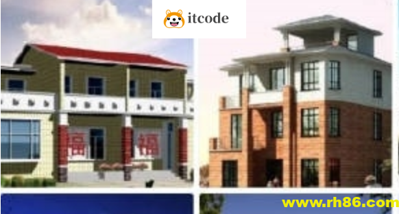 付费资源-499套农村自建房施工图 别墅设计图 设计方案