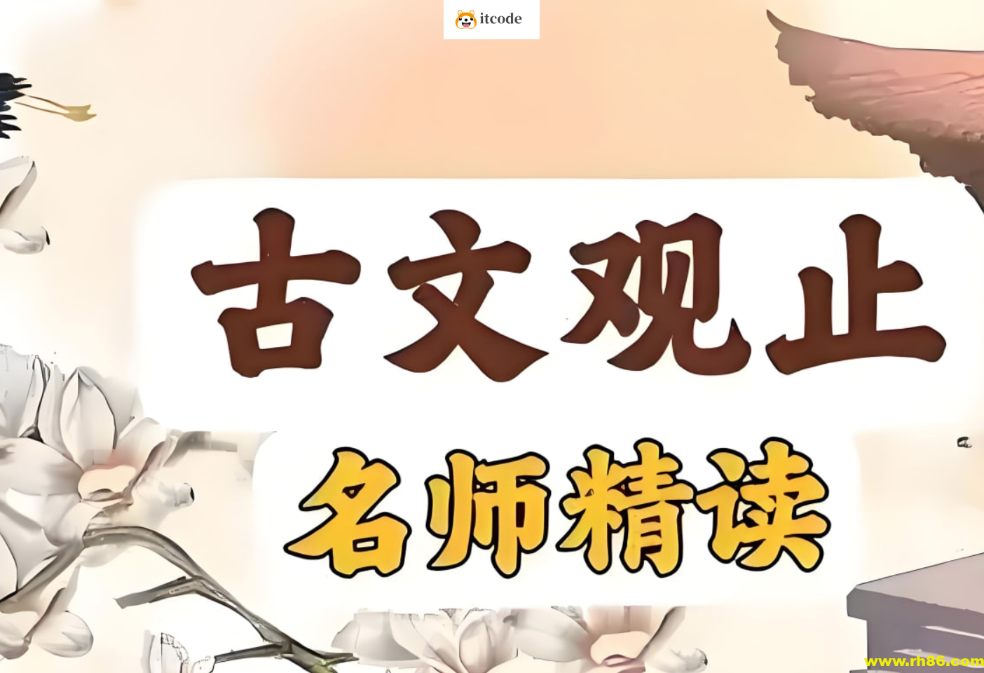 晓晓老师《“古文观止”精读课》