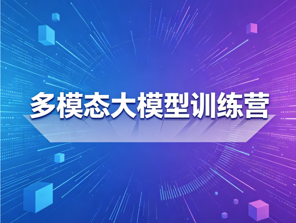 多模态大模型训练营
