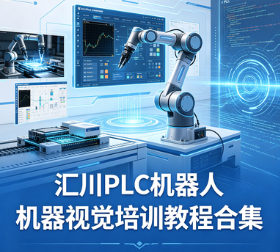 汇川PLC机器人机器视觉培训教程合集